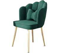 ZYSKABQ Silla de Oficina Rosa Moderna con Patas de Metal y Almohada, Elegante Silla de Escritorio para el hogar, Oficina, Dormitorio o Sala de Estar Octopus Feet