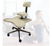 ZYSKABQ Silla ergonómica de Escritorio de Oficina con Soporte Lumbar/Altura Ajustable/5 Ruedas con Freno Asiento portátil de meditación de Yoga para prevenir jorobadas Silla Negra Octopus Feet