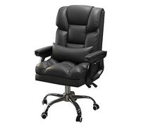 ZYSKABQ Silla ergonómica de Escritorio para Ordenador con Respaldo Alto y reposabrazos de Metal para Adultos, Ideal para Dormitorio o Sala de Estar (Nero) Octopus Feet