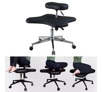 ZYSKABQ Silla ergonómica de meditación con Ruedas para el hogar y la Oficina Que Reduce la tensión en la Espalda y el Cuello Octopus Feet