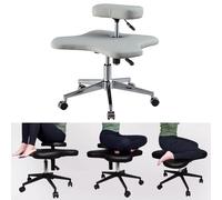 ZYSKABQ Silla ergonómica de meditación con Ruedas para el hogar y la Oficina Que Reduce la tensión en la Espalda y el Cuello Octopus Feet