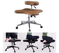ZYSKABQ Silla ergonómica de meditación con Ruedas para el hogar y la Oficina Que Reduce la tensión en la Espalda y el Cuello Octopus Feet
