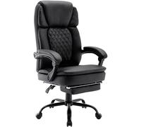 ZYSKABQ Silla ergonómica Moderna de Cuero PU para Juegos con ángulo Ajustable (90 165°), reposapiés reclinable y retráctil, Elegante y versátil Octopus Feet