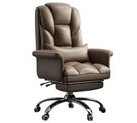 ZYSKABQ Silla ergonómica para computadora con Respaldo Alto, giratoria, para Juegos, con Ruedas, de Cuero PU, para Escritorio en casa, con Soporte Lumbar y Pedal cómodo Octopus Feet