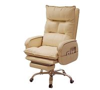 ZYSKABQ Silla ergonómica para Juegos con Respaldo Alto para Adultos Boss Lift Silla de Escritorio de Oficina con sillón de Metal para Dormitorio y Sala de Estar Opción de Color marrón Octopus Feet