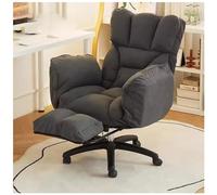 ZYSKABQ Silla ergonómica para Juegos con Ruedas, sillón reclinable para el hogar, Oficina, computadora, Estudio, Sala de Estar, Asiento de Escritorio con Acento Gris Octopus Feet