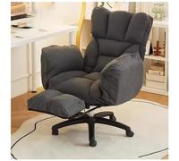 ZYSKABQ Silla ergonómica para Juegos con Ruedas, sillón reclinable para el hogar, Oficina, computadora, Estudio, Sala de Estar, Asiento de Escritorio con Acento Gris Octopus Feet