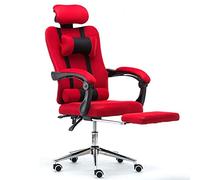 ZYSKABQ Silla ergonómica para Juegos Estilo Carrera con reposapiés con función reclinable de Malla Transpirable y Respaldo Alto Amarillo Octopus Feet