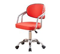 ZYSKABQ Silla ergonómica roja para Oficina en casa con función giratoria de elevación, cómoda Silla de Escritorio para el Trabajo Octopus Feet