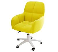ZYSKABQ Silla giratoria ergonómica para Juegos de computadora para Adultos con reposabrazos Tela de Lino de algodón Transpirable Asiento Suave para el hogar Sala de Estudio Dark Flock Octopus Feet