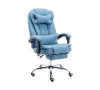 ZYSKABQ Silla reclinable giratoria de Moda reposabrazos con reposapiés y diseño ergonómico (Blanco) Octopus Feet