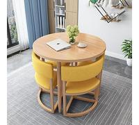 ZYSKABQ Tabla de recepción Redonda Moderna y Silla Establecida para pequeñas reuniones de oficinas y negociaciones de Ventas Octopus Feet
