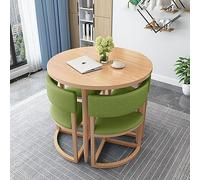 ZYSKABQ Tabla de recepción Redonda Moderna y Silla Establecida para pequeñas reuniones de oficinas y negociaciones de Ventas Octopus Feet