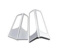 ZYSM Adhesivo Para El Interior Del Coche Para Hyundai Para Tucson TL 2016-2021, Con Molduras Y Cubiertas Para Manijas De Puertas. Pegatinas Interiores(Plata)