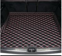 ZYSM Alfombrillas para Maletero De Coche para A4, B6, B7, B8, B9, B6L, BE2, BH7, BKH, BWJ, Almohadillas Protectoras para El Suelo Trasero Alfombrillas Maletero(Negro Rojo,X-2)