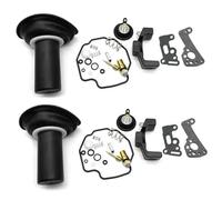 ZYSM Kit De Reparación De Carburador De Motocicleta para Yamaha XV500 1994-1998 XV400 XV535 1990-2001 XV500S Virago 500 400 535 Diafragma Piezas de carburadores(Conjunto 1)