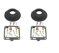 ZYSM Kit De Reparación Y Reconstrucción De Carburador para Motocicleta para Yamaha XV750, Virago, XV1100, 4FY, 3LP, con Juntas De Aguja Flotante. Piezas de carburadores(Conjunto 2)