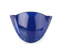 ZYSM Parabrisas Doble Burbuja para Motocicleta, Deflectores De Viento, Protector Pantalla para Ducati Monster 796 696 1100 1100S Parabrisas De Moto(Azul)