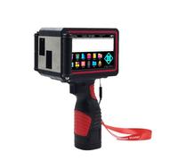 ZYT-DHRUCB Impresora De Inyección De Tinta Portátil, Pantalla Capacitiva De 5 Pulgadas para Edición Gratuita + Almacenamiento De Gran Capacidad 4G, Máquina De Codificación De Inyección