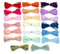 Zythrem 24pcs Cinta de Raso 3mm*10m Cinta de Satén Lazos Regalo La Cinta de Globos Lazos para Regalo Cinta para Envolver Regalos para Lazos Manualidades Regalos Fiestas Bodas