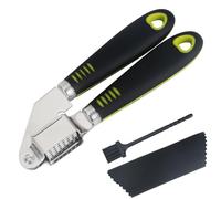 Zythrem 3PCS Silicone Garlic Peeler Prensa Ajos Machacador de Ajos Prensador de Ajos Con un Asidero Picador de Ajo Prensa de Ajo fácil de limpiar y duradero Prensador de Ajos Resistente y Duradero