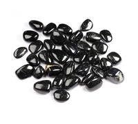 ZythrXLate Espécimen Mineral de Cuarzo cristalino Redondo de turmalina Negra, Piedra energética Pulida de Reiki, Gema a Granel, decoración for acuarios domésticos. para acuarios y estanques(100g)
