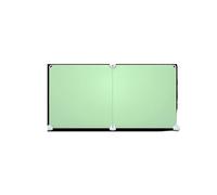ZythrXLate Pared divisoria para Escritorio Student Study Partition Board tee-Sided U-aped Exam Immersive Learning Desk Lunch Eating Separation Plastic Material(Green 60 * 30 [2-Seater])