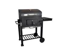 ZythrXLate Parrilla de carbón for Barbacoa con Carrito y Mesa Auxiliar para Fiestas, barbacoas