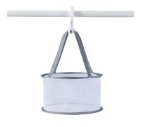 ZythrXLate Red de Secado Organizador de baño con Red Secado Colgante, Almacenamiento for brochas Maquillaje, Resistente al Viento, secador Goteo portátil(Gray-3pcs)