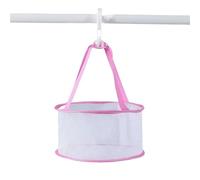 ZythrXLate Red de Secado Organizador de baño con Red Secado Colgante, Almacenamiento for brochas Maquillaje, Resistente al Viento, secador Goteo portátil(Purple-3pcs)