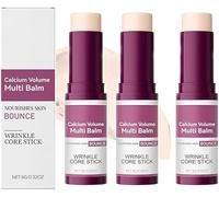 Zytuuob Bálsamo multiusos de calcio antiedad y reafirmante Barra para el cuidado de la piel Antiarrugas hidratante difumina líneas de expresión ojeras Apto para pieles secas y sensibles. (3PCS)