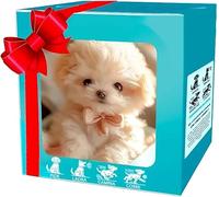 Zytuuob Mi Cachorro Robot Realista, Perro Robot para Adultos Mascota interactiva y Realista Que se comporta como un Cachorro Real Camina, ladra y Mueve la Cola para niños y Adultos. (B)