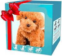 Zytuuob Mi Cachorro Robot Realista, Perro Robot para Adultos Mascota interactiva y Realista Que se comporta como un Cachorro Real Camina, ladra y Mueve la Cola para niños y Adultos. (E)