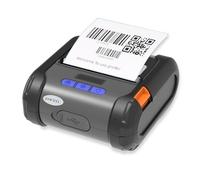 ZYWELL ZM04 2.0 Bluetooth Impresión térmica de recibos e impresión de etiquetas dos en uno, funciona con Android Square Supprot de 58 mm/80 mm, compatible con Bluetooth iOS, sin WiFi