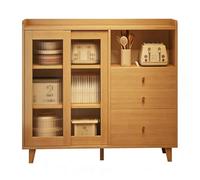 ZYWMZJ Buffet,2 Puertas Y 3 Cajones,Armario De Almacenamiento Multifuncional,Gran Espacio De Almacenamiento,Armario De Cocina,para Cocina, Entrada(Beige,100)