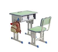 ZYWMZJ Escritorio Y Silla De Estudio Ergonómicos For Niños: Altura Ajustable con Cajón Y Portalápices For El Hogar, La Escuela Y Clases Particulares.