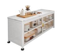 ZYWMZJ Estantería de Cocina Resistente, Estante Utilitario de Grado Comercial para Baterías de Cocina, Utensilios, Pequeños Electrodomésticos y Organización de Despensa(80cm)