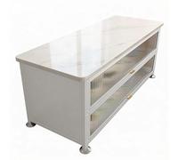 ZYWMZJ Gabinete de Almacenamiento de Cocina Que Ahorra Espacio, Sideboard con Estante Microondas, Organizador de Múltiples Niveles de Piso para Platos y Utensilios(104cm)