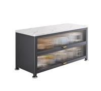 ZYWMZJ Mueble Buffet de Cocina Moderna con Repisas, Soporte Microondas con Estantes, Alacena para Comedor, Entrada(64cm)