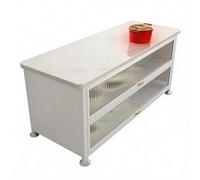 ZYWMZJ Sideboard de Cocina Multifuncional, Buffet de Piso con Estantes Ajustables, Soporte Horno Microondas y Gabinete para Vajilla Combinado(84cm)