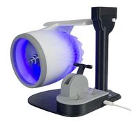 ZYWMZJ Ventilador Turbo Silencioso Con Humidificador: Ventilador De Escritorio Ajustable De 3 Velocidades For El Hogar Y La Oficina, Refrigeración Potente Y Humidificación Del Aire.