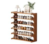 ZYWMZJ Zapatero Pequeño,6 Compartimentos,Armario De Almacenamiento De Zapatos Independiente,para Entradas,Pasillos Y Espacios Pequeños(70cm)