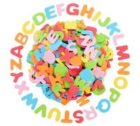 ZYWQ Goma EVA Letras Adhesiva, Pegatinas de Espuma con Letras Pequeñas, Alfabetos de la A a la Z para Niños (6 Colores) - Letras Adhesivas, 156 Piezas/6 Juegos