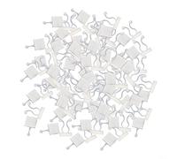 ZYWUOY 100 clips de plantas para plantas trepadoras, plantas verdes de interior sin pista para escalada fija sin clavos, clip de gancho autoadhesivo
