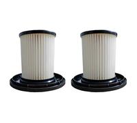 ZYWUOY 2 filtros de aspiradora compatibles con Bosch S6 Series BHZU61FCN, eficiente ABS y cartucho de filtración de esponja, blanco y negro