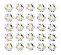 ZYWUOY 20 cuentas de lámpara LED de 5 V 5 W, disipador de calor de placa de aluminio para proyectos de iluminación, chips de alta e 20 x 20 mm