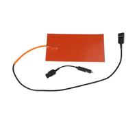 ZYWUOY Almohadilla térmica de silicona, 12 V, 100 W, calentador de alimentos con termostato para bolsas de entrega, naranja, 152 x 304 mm