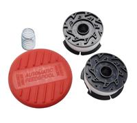 ZYWUOY Black & Decker - Kit de carrete de repuesto para recortadora de cuerdas con carretes de alimentación automática y tapa protectora para modelos STC1820PC, STC1815, STC1820D, ST5530