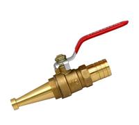 ZYWUOY Boquilla de alta presión con válvula de bola de latón, interruptor de riego ajustable