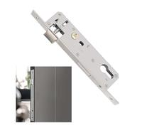 ZYWUOY Cerradura de mortaja de 85 x 20 mm, cerradura de puerta de jardín, cerradura de marco tubular, inserto de puerta de acero inoxidable, pestillo giratorio de 360° para puertas izquierdas y